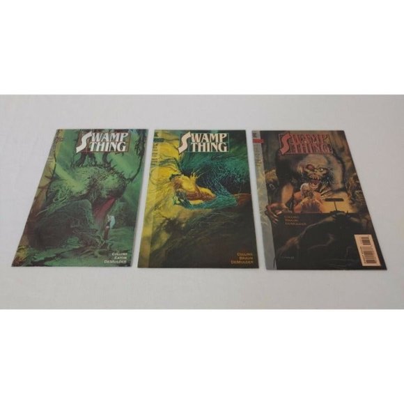 DC Comics Swamp Thing Issues #135-137 Vintage Comic Book Lot 1993 Vertigo Lot - Picture 8 of 9